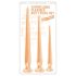 You2Toys - Extra lange plugdildo set (3-delig) - naturel