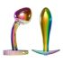 ANOS Regenboog Metaal - Anale Plugset (2 stuks)