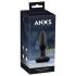 ANOS - Oplaadbare, waterdichte anale vibrator (zwart)