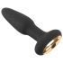ANOS - Oplaadbare, waterdichte anale vibrator (zwart)