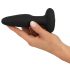 ANOS - Oplaadbare, waterdichte anale vibrator (zwart)