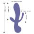 AWAQ.U 1 - Oplaadbare 3-in-1 Paarse Vibrator