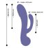 AWAQ.U 4 - Oplaadbare Anale Vibrator (Paars)