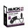 Black Velvets - siliconen peniskooi met buttplug (zwart)