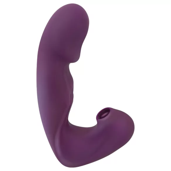 Javida - 4-in-1 vibrator met tong voor clitorisstimulatie (paars)