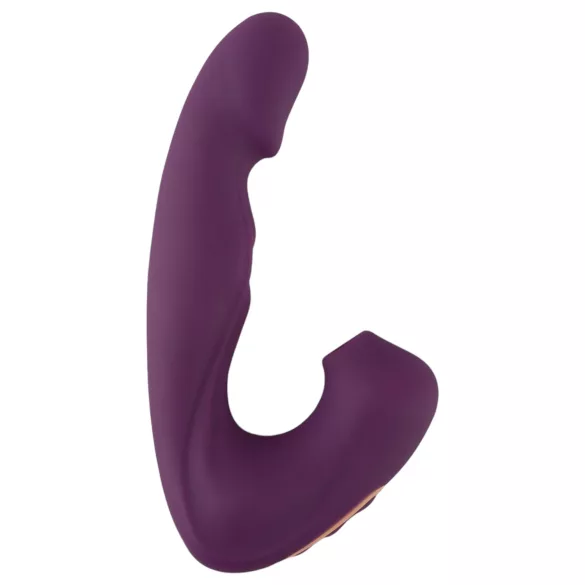 Javida - 4-in-1 vibrator met tong voor clitorisstimulatie (paars)