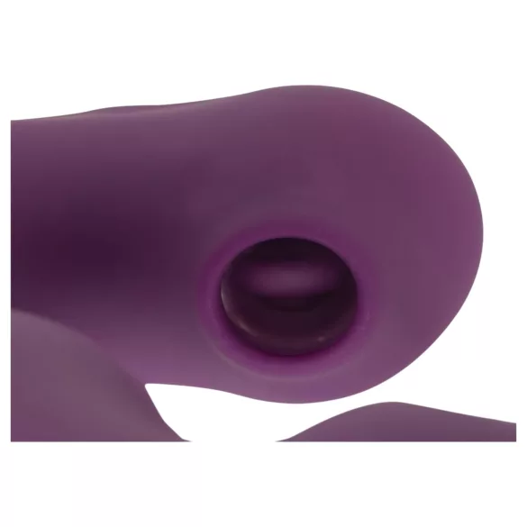 Javida - 4-in-1 vibrator met tong voor clitorisstimulatie (paars)