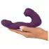 Javida - 4-in-1 vibrator met tong voor clitorisstimulatie (paars)