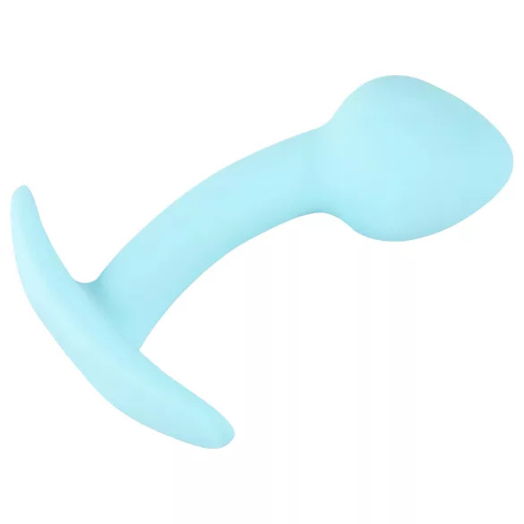 Cuties Mini Butt Plug - siliconen anaalplug (blauw, 2,6 cm)