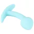 Cuties Mini Butt Plug - siliconen anaalplug (blauw, 2,6 cm)