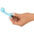 Cuties - mini buttplug - siliconen anaal plug - blauw 2,6 cm