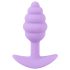 Cuties Mini Buttplug - siliconen anaalplug - paars (2,8cm)