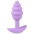 Cuties Mini Buttplug - siliconen anaalplug - paars (2,8cm)