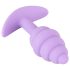 Cuties Mini Buttplug - siliconen anaalplug - paars (2,8cm)