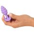 Cuties Mini Buttplug - siliconen anaalplug - paars (2,8cm)