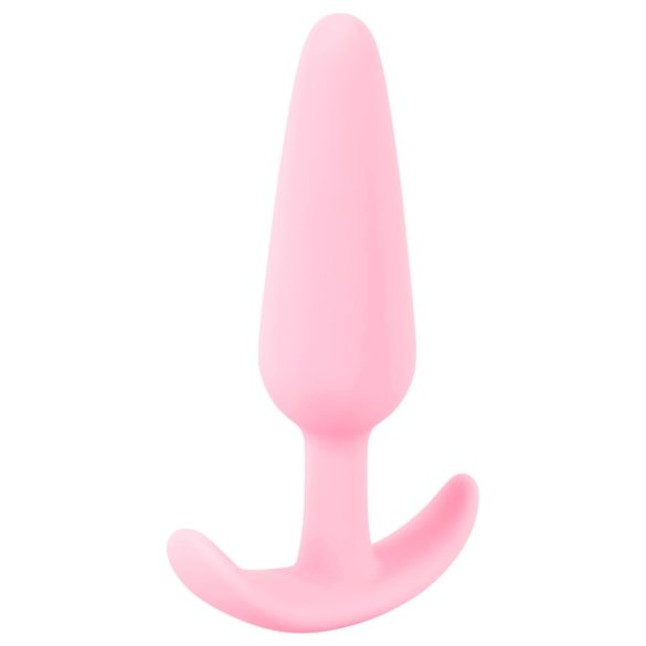 Cuties - mini buttplug - siliconen anaal plug - roze - 2,1 cm