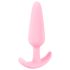 Cuties Mini Anaalplug - siliconen - roze (2,1cm)