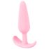 Cuties Mini Anaalplug - siliconen - roze (2,1cm)