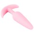 Cuties Mini Anaalplug - siliconen - roze (2,1cm)
