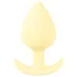 Cuties Mini Butt Plug - siliconen anaal plug (geel, 3,1 cm)