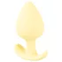 Cuties Mini Butt Plug - siliconen anaal plug (geel, 3,1 cm)