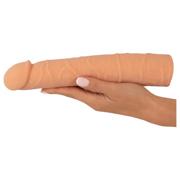 Nature Skin - penisextensie en verdikker - 24cm - realistische penis hoes