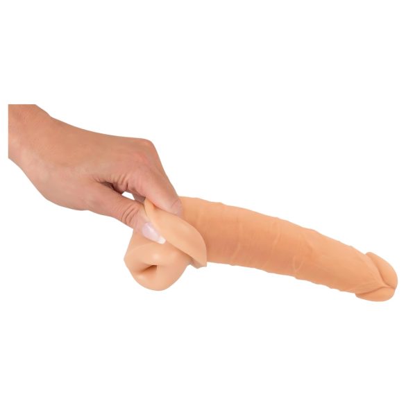 Nature Skin - penisextensie en verdikker - 24cm - realistische penis hoes