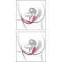SMILE - oplaadbare, draadloze vibratie-ei (roze)