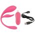 SMILE - oplaadbare, draadloze vibratie-ei (roze)