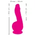 SMILE Powerful - vibrator met zuignap - 2 motoren - oplaadbaar - roze