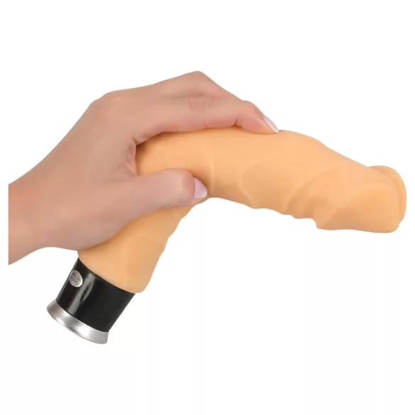 Nature Skin - levensechte vibrator (natuurlijk, 23 cm)