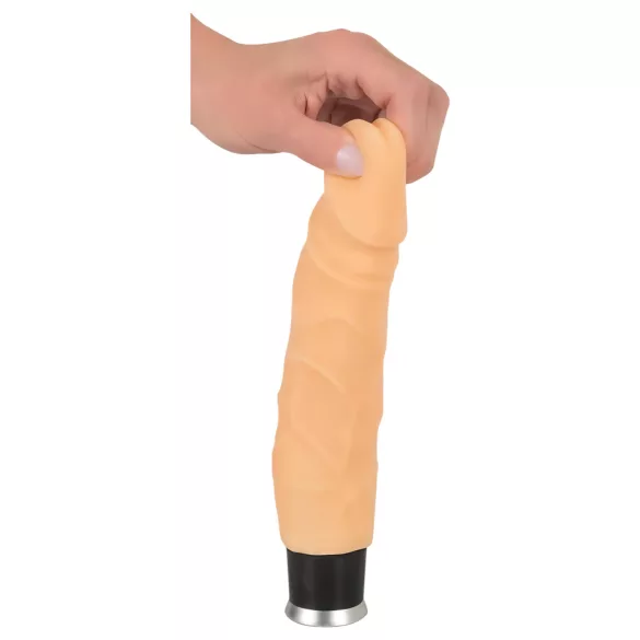 Nature Skin - levensechte vibrator (natuurlijk, 23 cm)