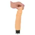 Nature Skin - levensechte vibrator (natuurlijk, 23 cm)