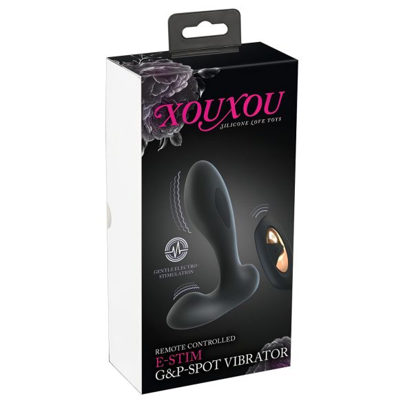 XOUXOU - Draagbare elektro G- en P-punt vibrator (zwart)