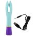 You2Toys kleurrijk - oplaadbare, waterdichte dubbele motor vibrator