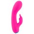 You2Toys kleurrijk - oplaadbare, waterdichte vibrator met clitorisstimulatie (roze)