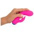 You2Toys kleurrijk - oplaadbare, waterdichte vibrator met clitorisstimulatie (roze)