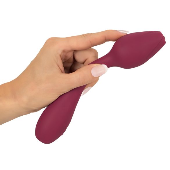 You2Toys Rosenrot - g-spot vibrator - flexibel - rood