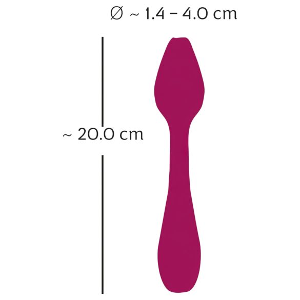 You2Toys Rosenrot - g-spot vibrator - flexibel - rood