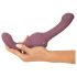 You2Toys Turbo Shaker - dubbelzijdige vibrator (paars)