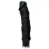 Nature Skin - levensechte vibrator (zwart, 22 cm)