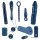 You2Toys - vibratorset - 9-delig - midnight blue