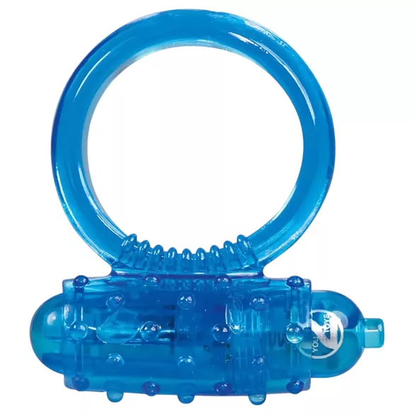 You2Toys - vibrerende penisring - siliconen - blauw