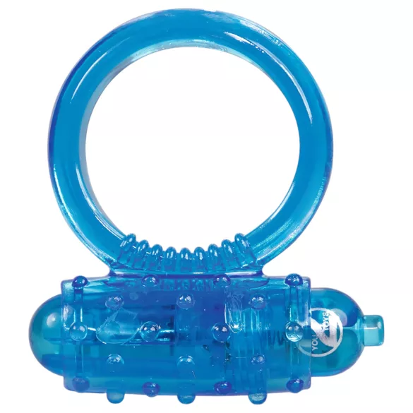 You2Toys - vibrerende penisring - siliconen - blauw
