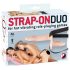 You2Toys - Twee-in-een strap-on vibrator - naturel