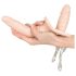 You2Toys - Twee-in-een strap-on vibrator - naturel