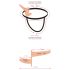 You2Toys - Twee-in-een strap-on vibrator - naturel