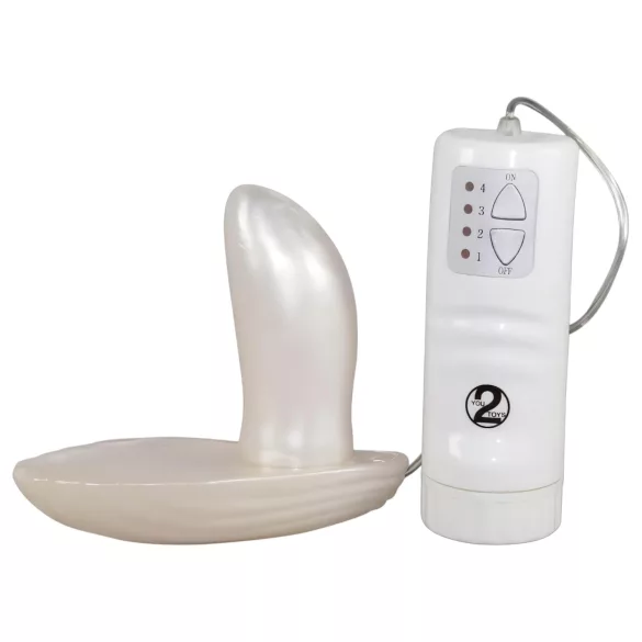 You2Toys - Strap-on vibrator - oplaadbaar wit