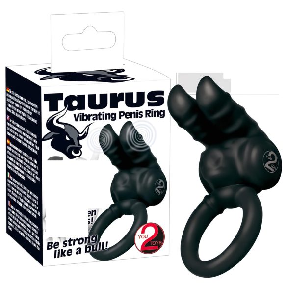 You2Toys Taurus – vibrerende, dubbele motor penisring