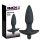 Black Velvet anaalplug vibrator - medium